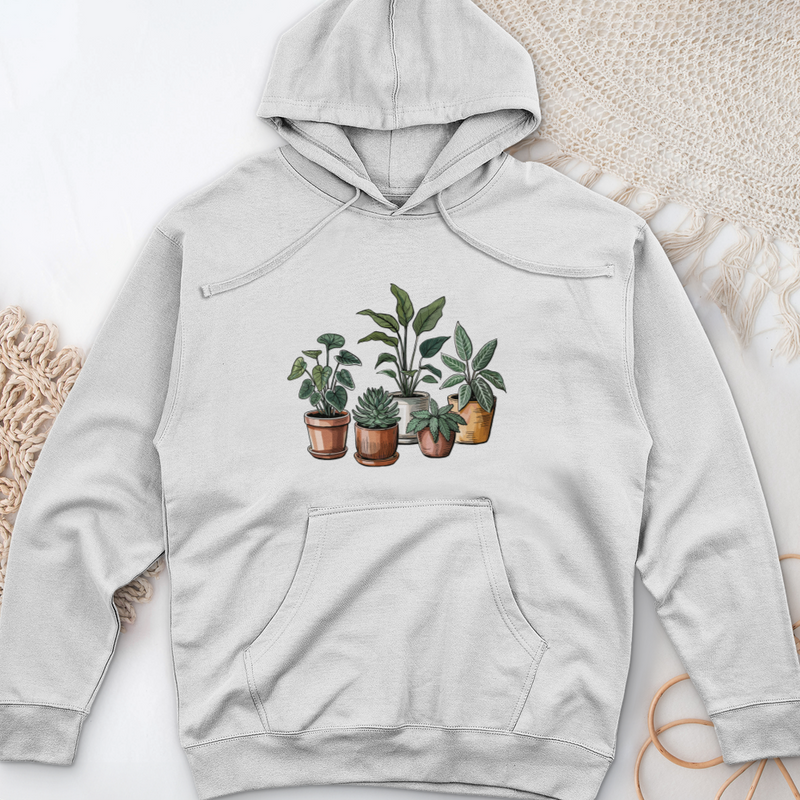 Pot Plant Midweight Hooded Sweatshirt
