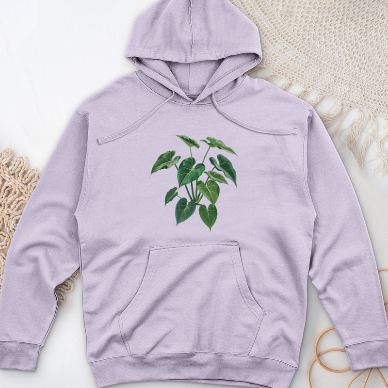 Pothos Epipremnum Midweight Hooded Sweatshirt