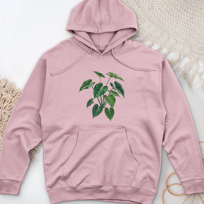 Pothos Epipremnum Midweight Hooded Sweatshirt