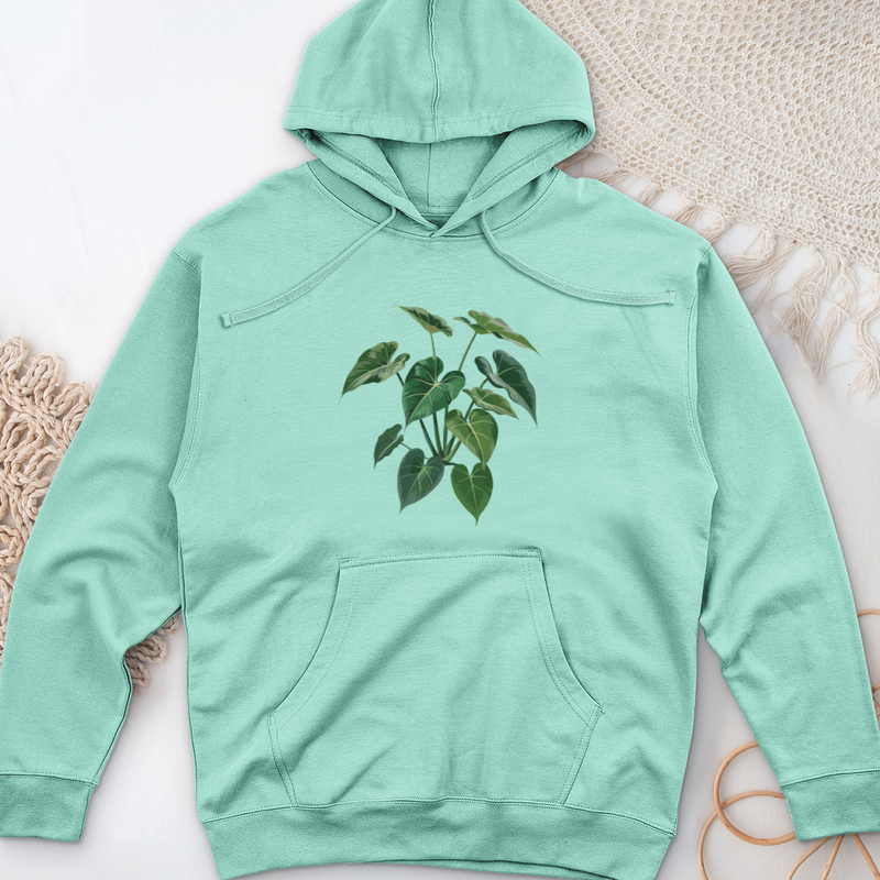 Pothos Epipremnum Midweight Hooded Sweatshirt