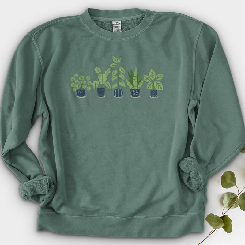 Potted Houseplants Crewneck