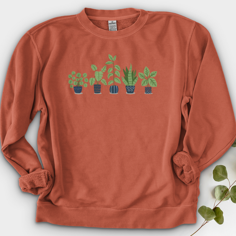 Potted Houseplants Crewneck
