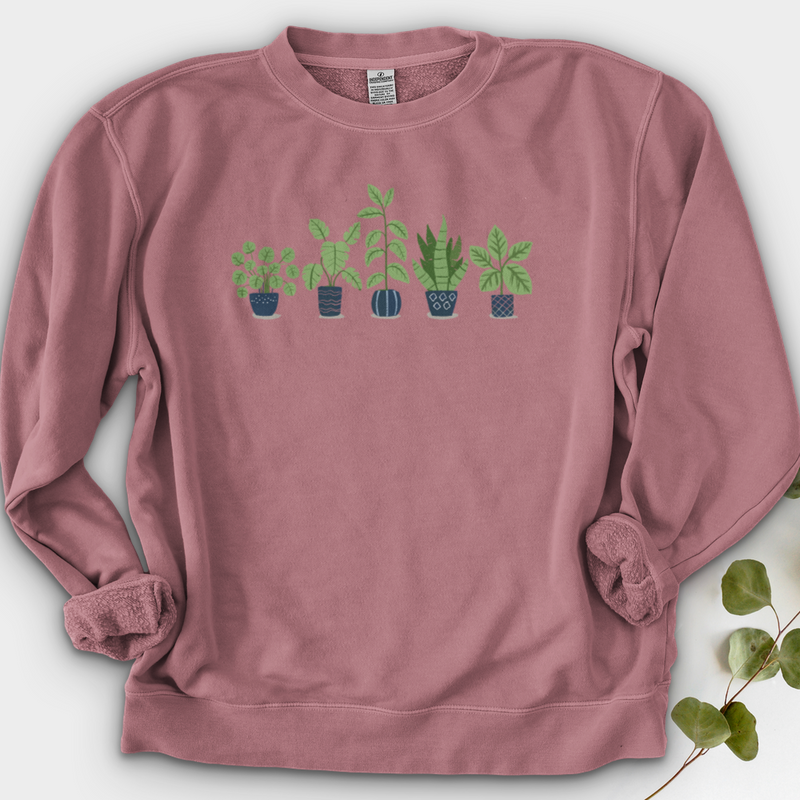 Potted Houseplants Crewneck