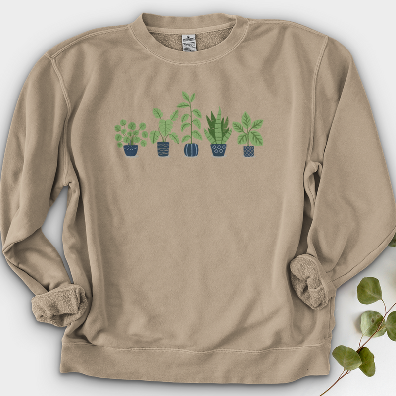 Potted Houseplants Crewneck
