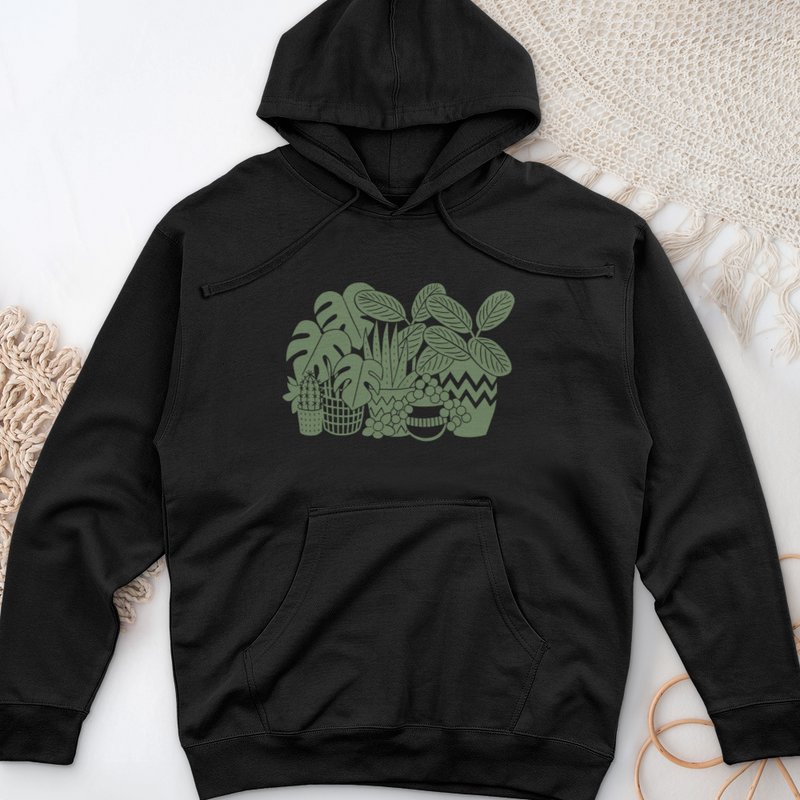 Potted Passion Midweight Hooded Sweatshirt