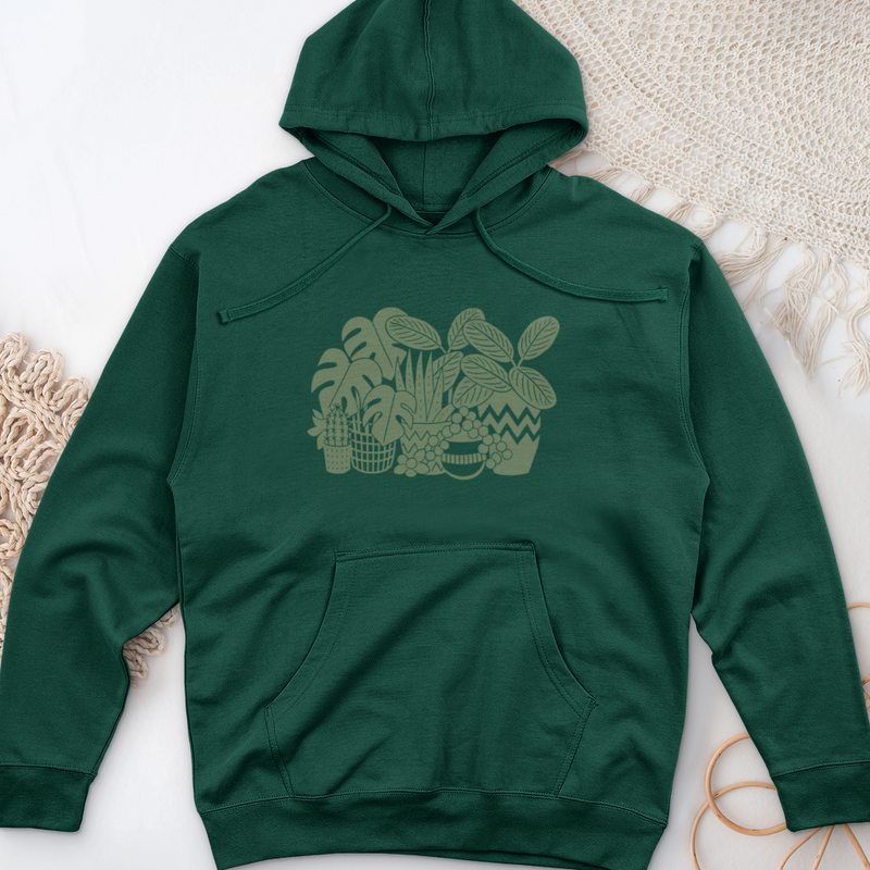 Potted Passion Midweight Hooded Sweatshirt