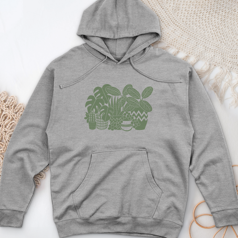 Potted Passion Midweight Hooded Sweatshirt