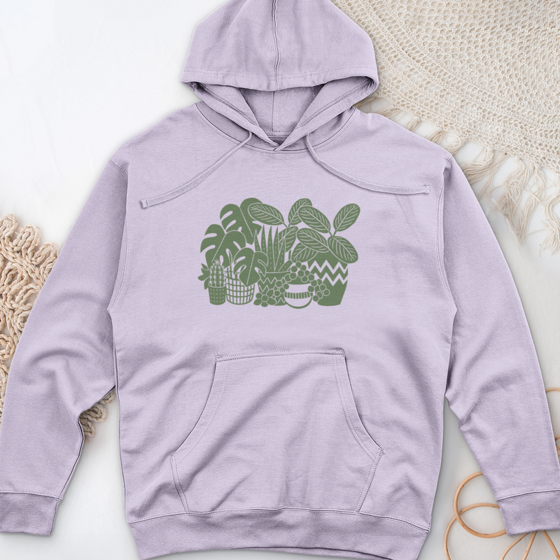 Potted Passion Midweight Hooded Sweatshirt