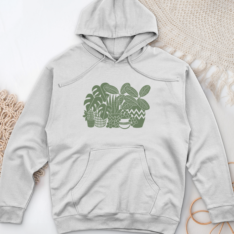 Potted Passion Midweight Hooded Sweatshirt