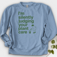 Silently Judging Your Plant Care Crewneck