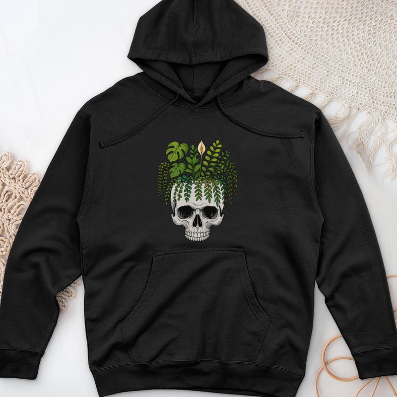 Skull Planter Midweight Hooded Sweatshirt