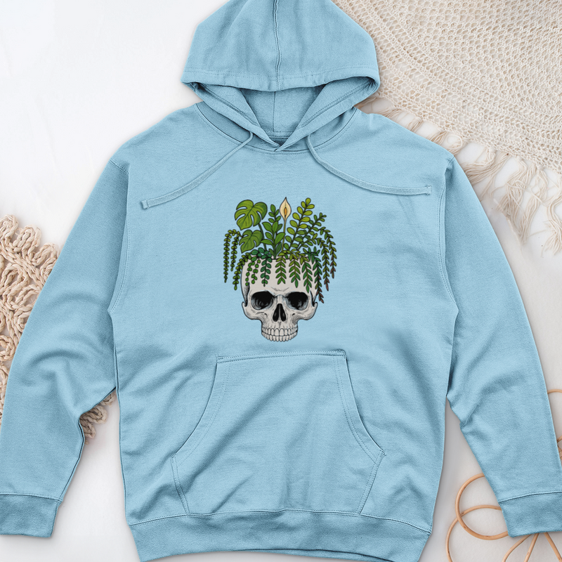 Skull Planter Midweight Hooded Sweatshirt