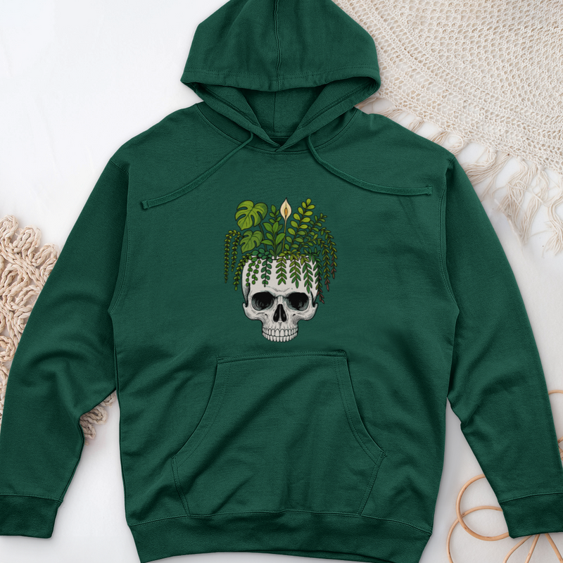 Skull Planter Midweight Hooded Sweatshirt