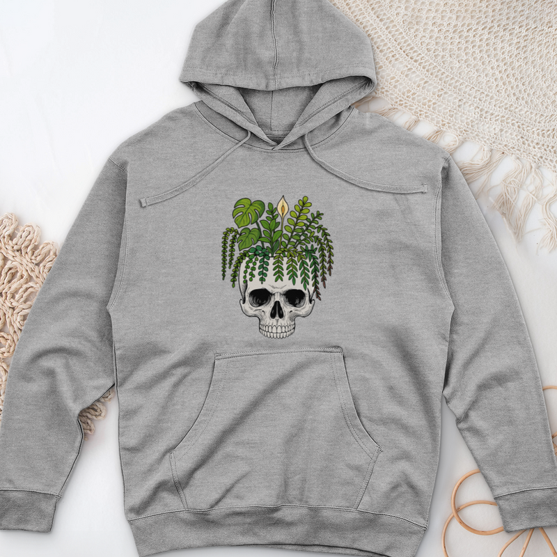 Skull Planter Midweight Hooded Sweatshirt