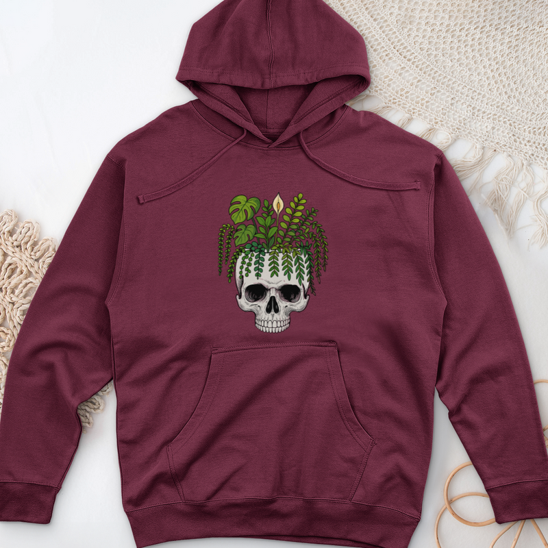Skull Planter Midweight Hooded Sweatshirt