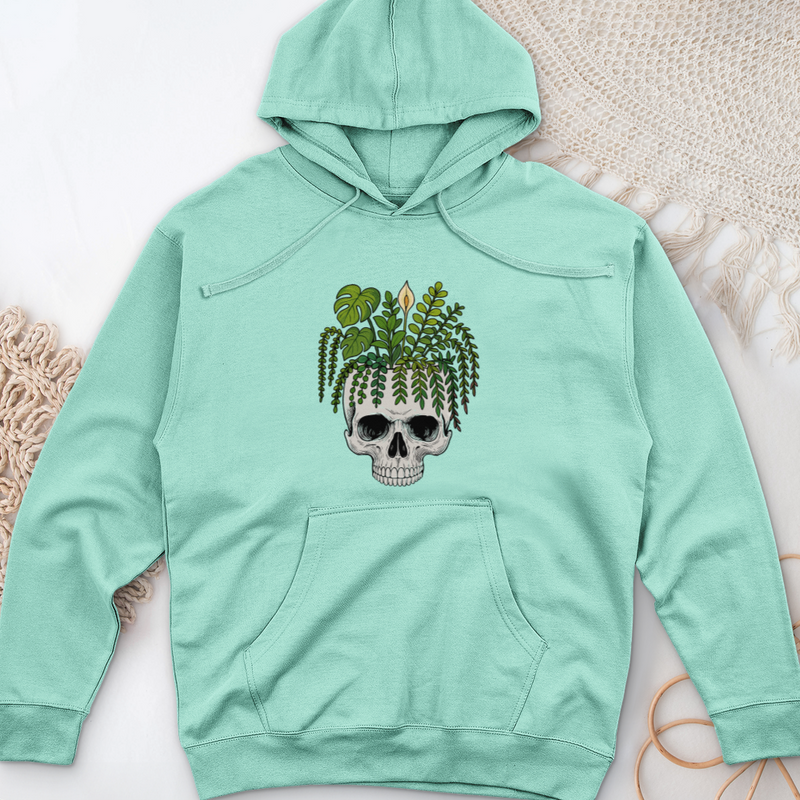 Skull Planter Midweight Hooded Sweatshirt