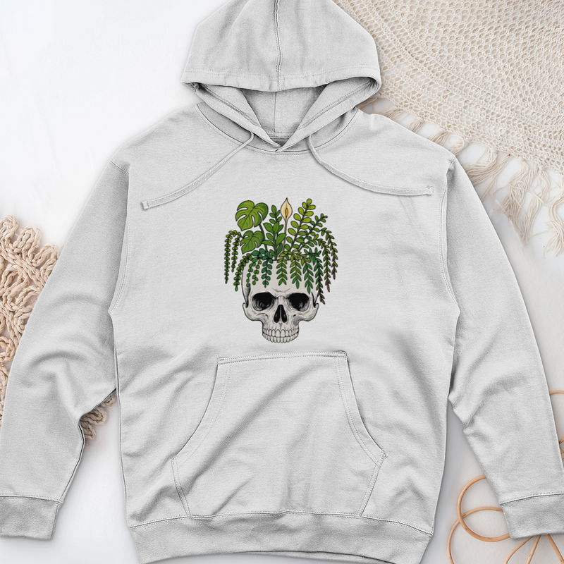 Skull Planter Midweight Hooded Sweatshirt