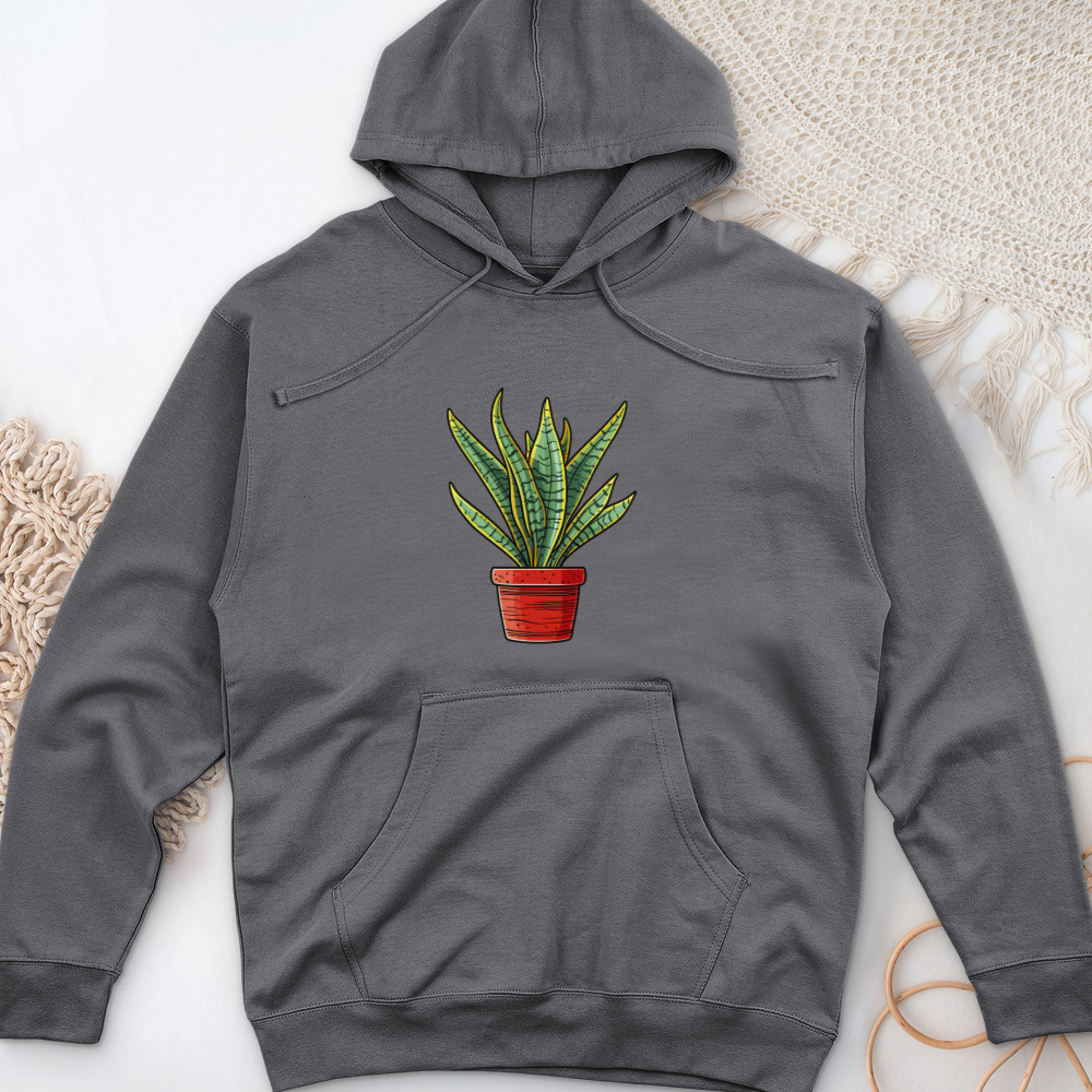 Snake Plant 2 Midweight Hooded Sweatshirt