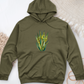 Snake Plant 3 Midweight Hooded Sweatshirt