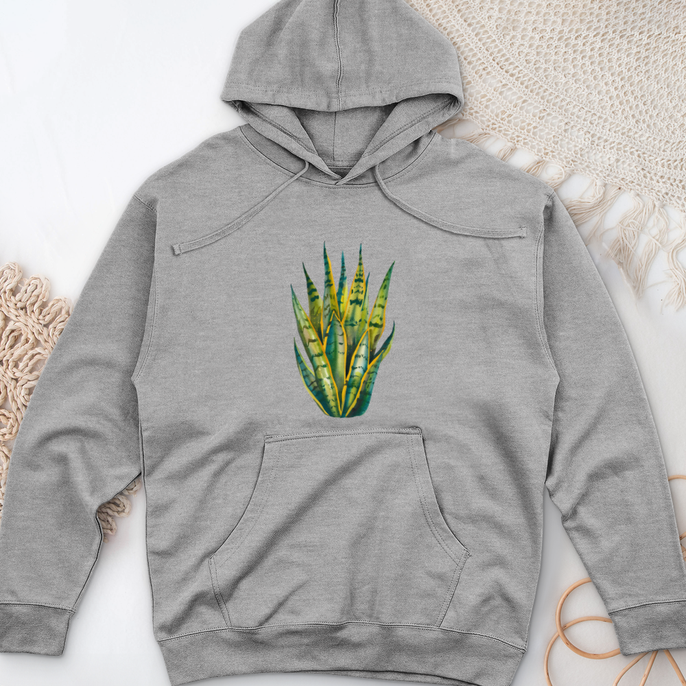 Snake Plant 3 Midweight Hooded Sweatshirt