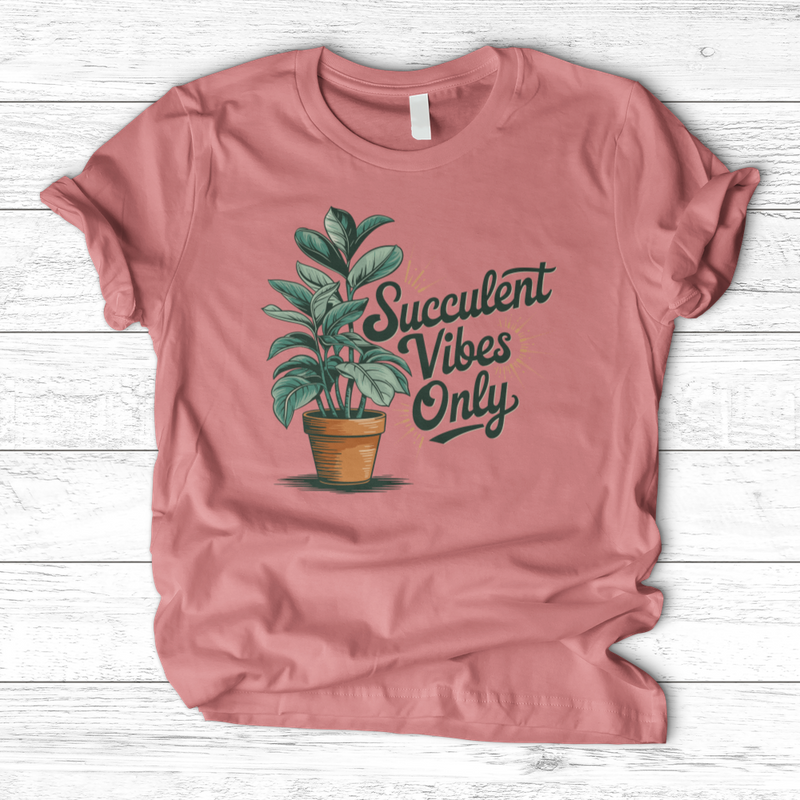 Succulent Vibes Only T-Shirt