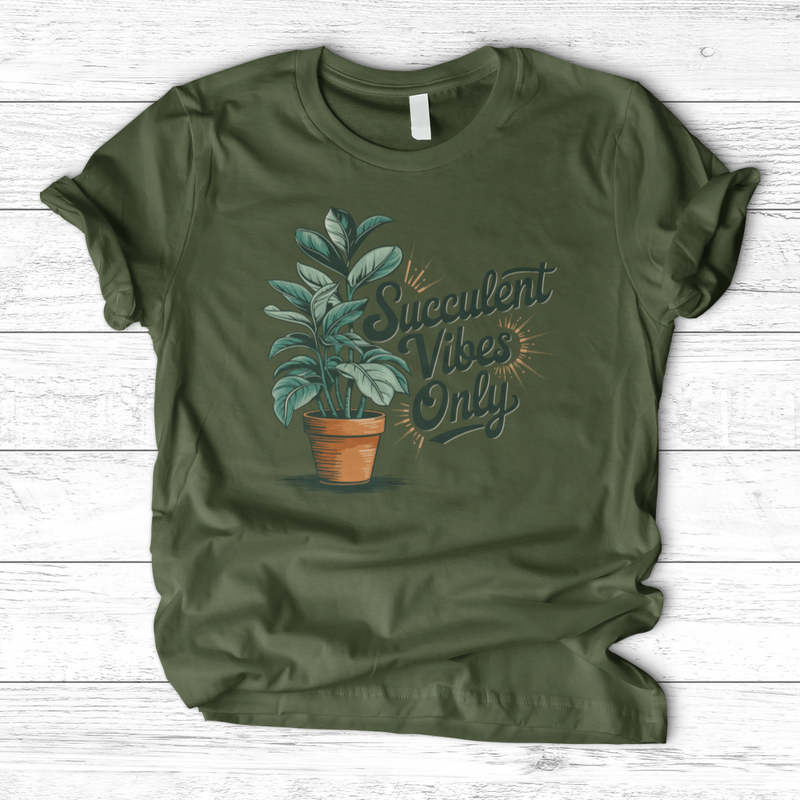 Succulent Vibes Only T-Shirt