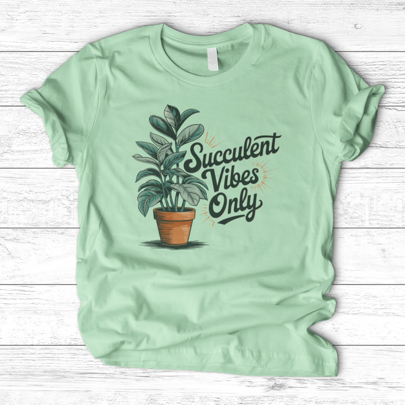 Succulent Vibes Only T-Shirt