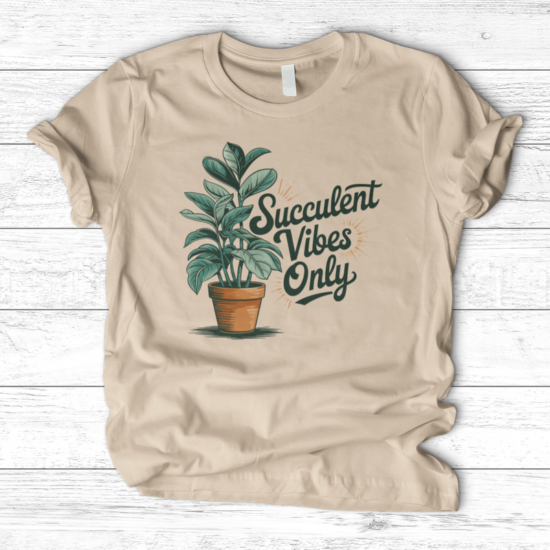 Succulent Vibes Only T-Shirt