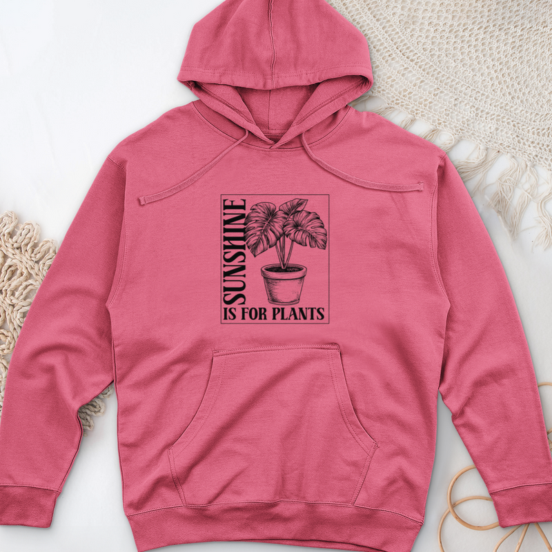 Sunshine Is For Plants Midweight Hooded Sweatshirt