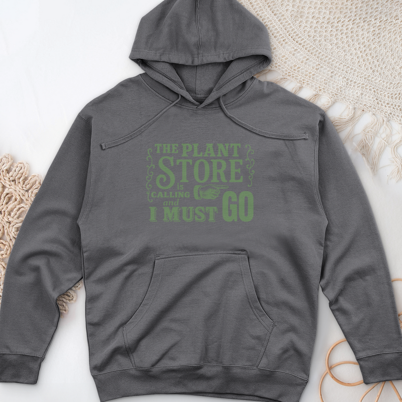 The Plant  Store is Calling Midweight Hooded Sweatshirt