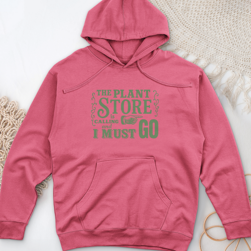 The Plant  Store is Calling Midweight Hooded Sweatshirt