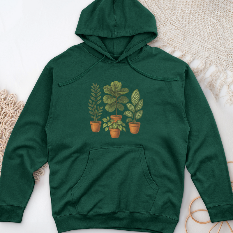 The Potted Quartet Midweight Hooded Sweatshirt
