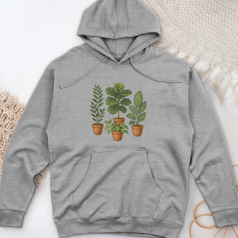 The Potted Quartet Midweight Hooded Sweatshirt