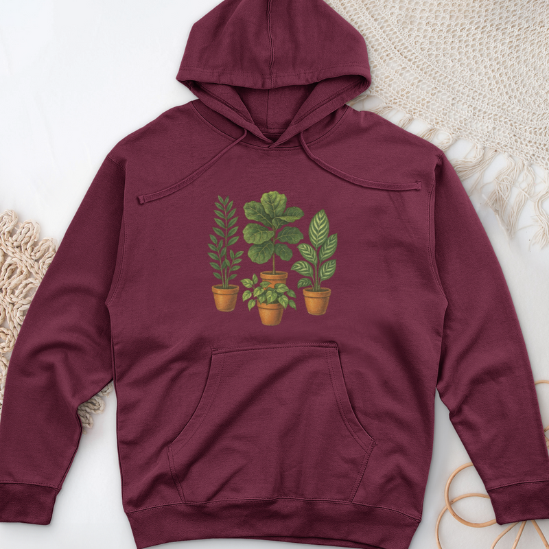 The Potted Quartet Midweight Hooded Sweatshirt