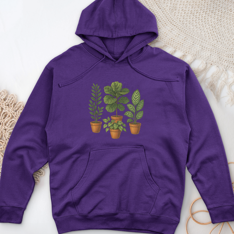 The Potted Quartet Midweight Hooded Sweatshirt