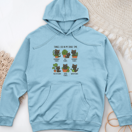Thing I do in Spare Time Midweight Hooded Sweatshirt