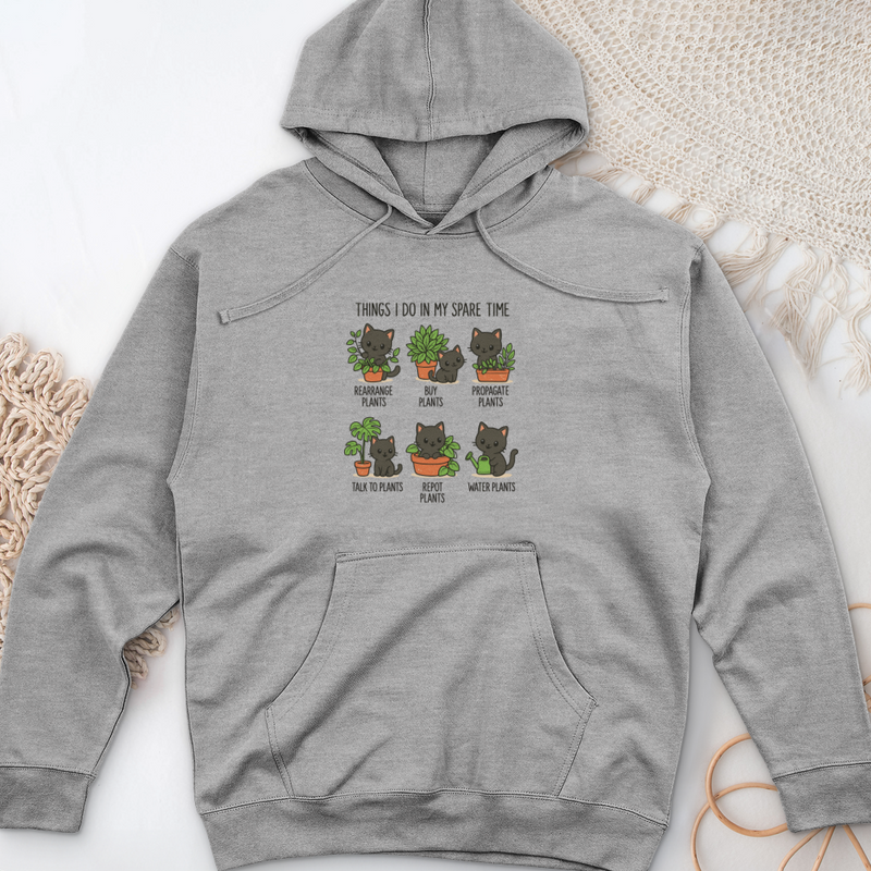 Thing I do in Spare Time Midweight Hooded Sweatshirt