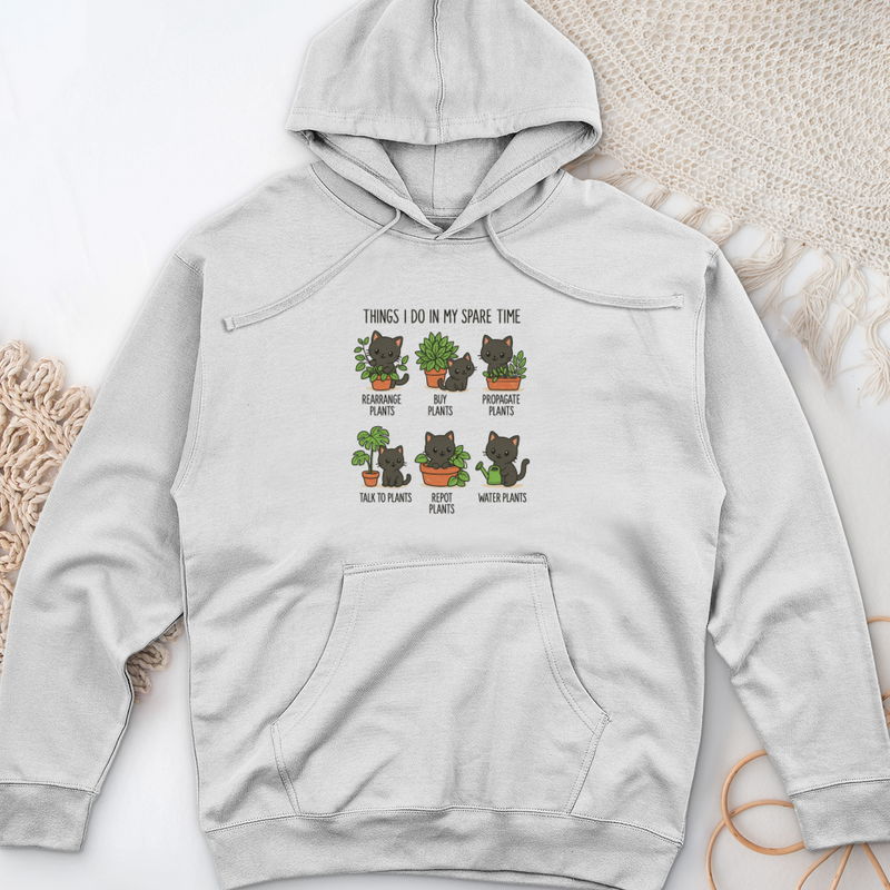 Thing I do in Spare Time Midweight Hooded Sweatshirt