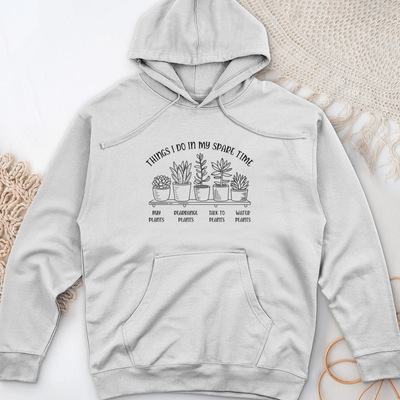 Things I Do In My Spare Time 2 Midweight Hooded Sweatshirt