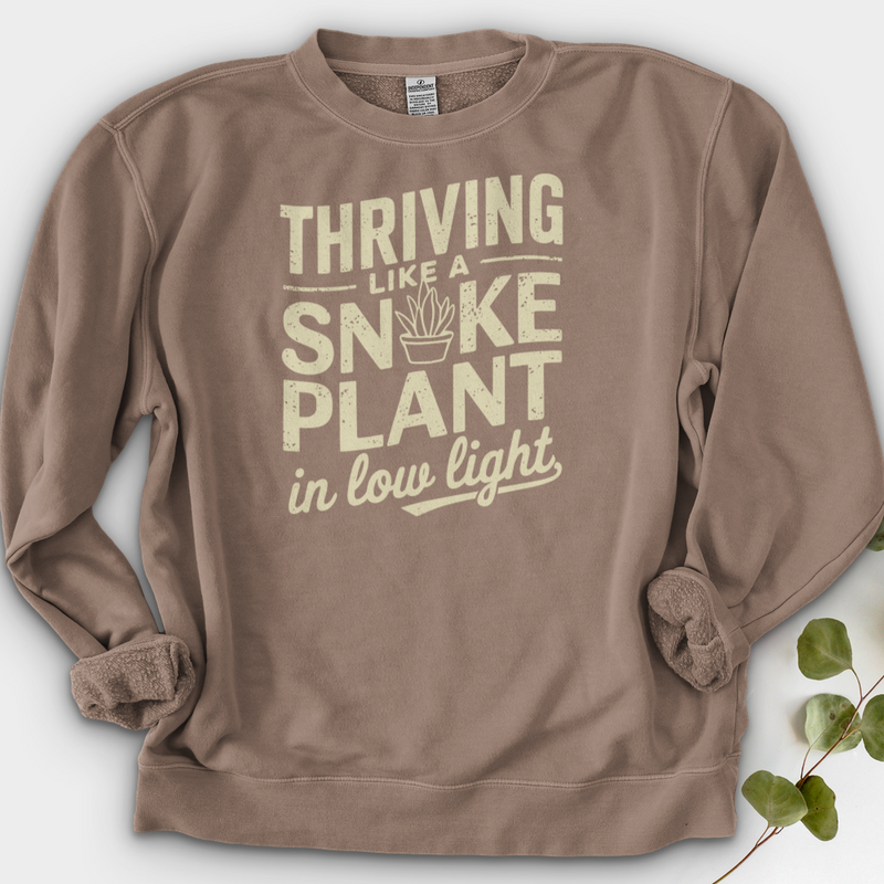 Thriving like a Snake Plant in Low Light Crewneck