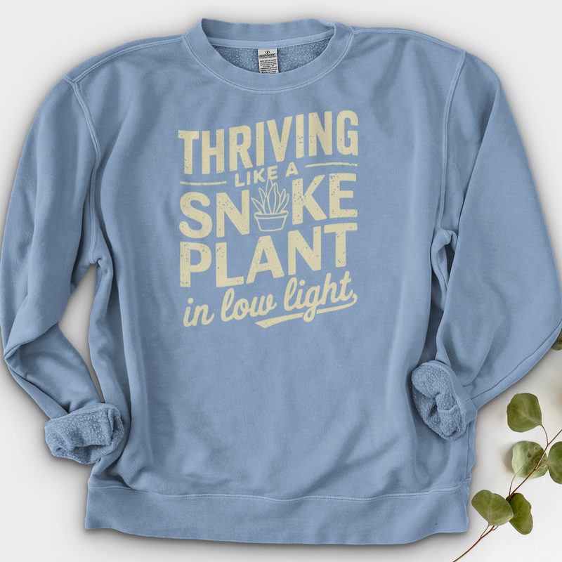 Thriving like a Snake Plant in Low Light Crewneck