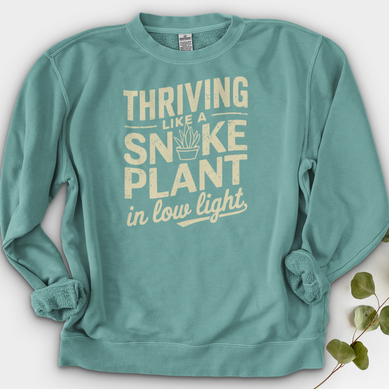 Thriving like a Snake Plant in Low Light Crewneck