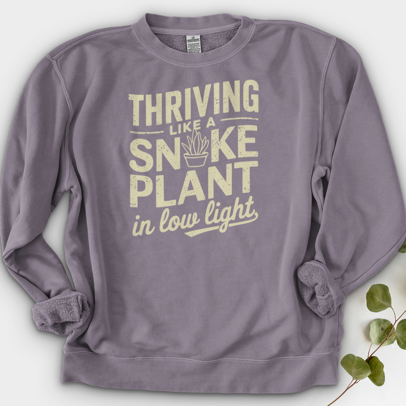 Thriving like a Snake Plant in Low Light Crewneck