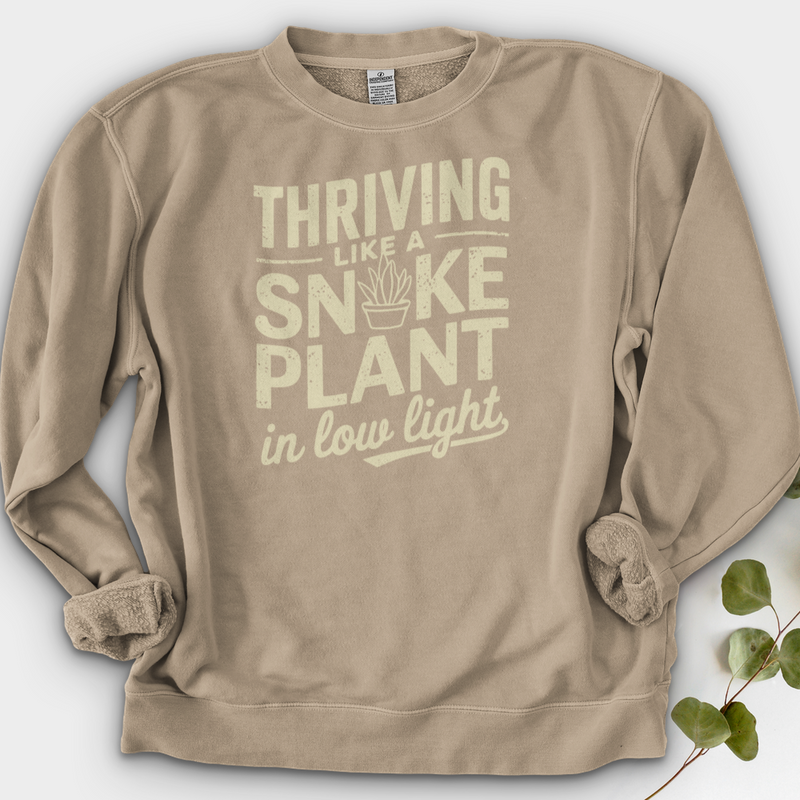 Thriving like a Snake Plant in Low Light Crewneck