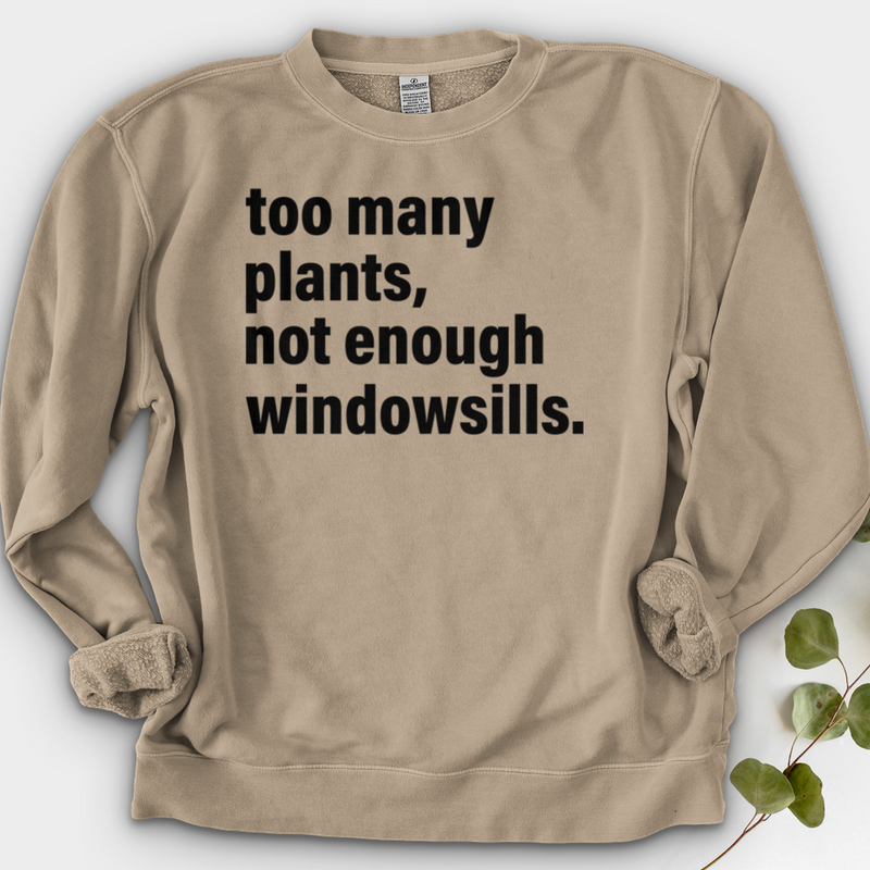 Too Many Plants Crewneck