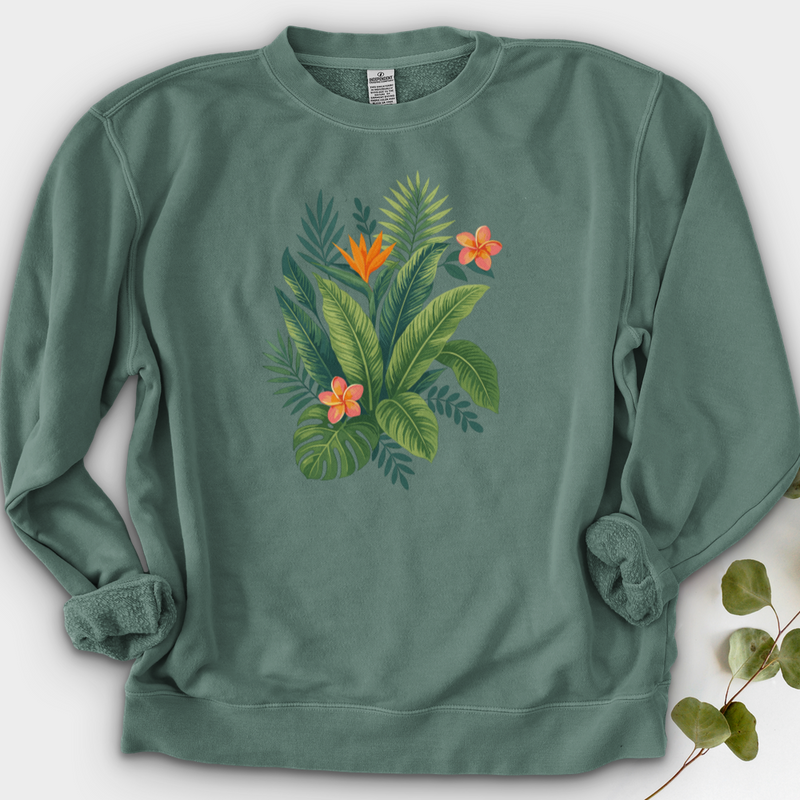 Tropical Banana Monstera Crewneck