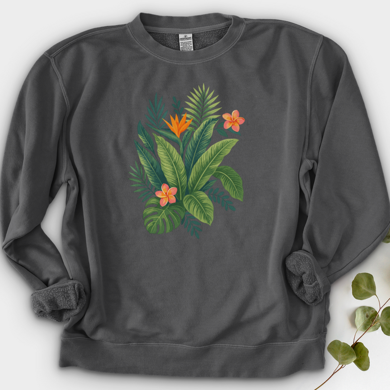 Tropical Banana Monstera Crewneck