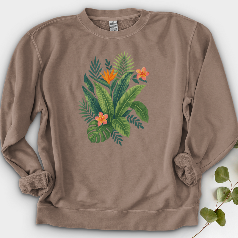 Tropical Banana Monstera Crewneck