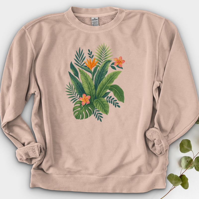 Tropical Banana Monstera Crewneck