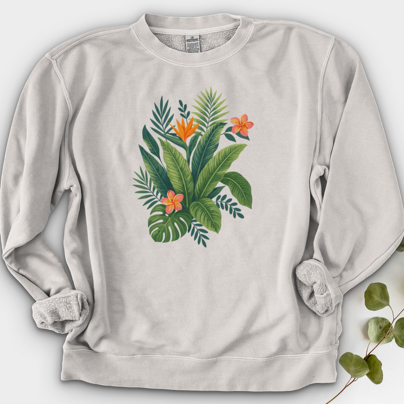 Tropical Banana Monstera Crewneck